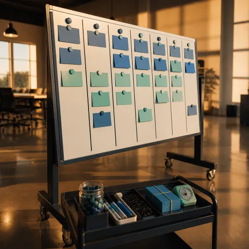 Mettre en scène le tableau de management visuel pour piloter l’agilité en entreprise